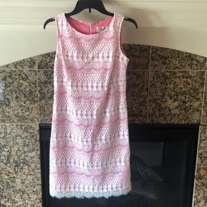 Eliza J Pink/White Dress